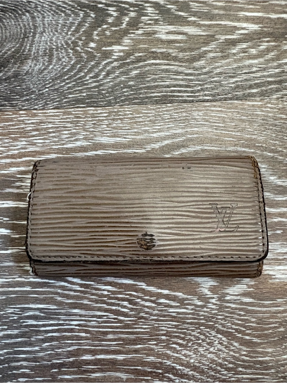 Louis Vuitton Brown Epi Leather Key & Card Holder